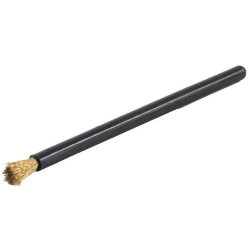 Brush, ESD, Round 1/4", Brass Bristles